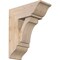 Ekena Millwork Legacy Traditional Smooth Bracket w/ Offset Brace, Douglas Fir, 7 1/2"W x 18"D x 22"H BKT0806X18X22LEC01SDF - alternate 1